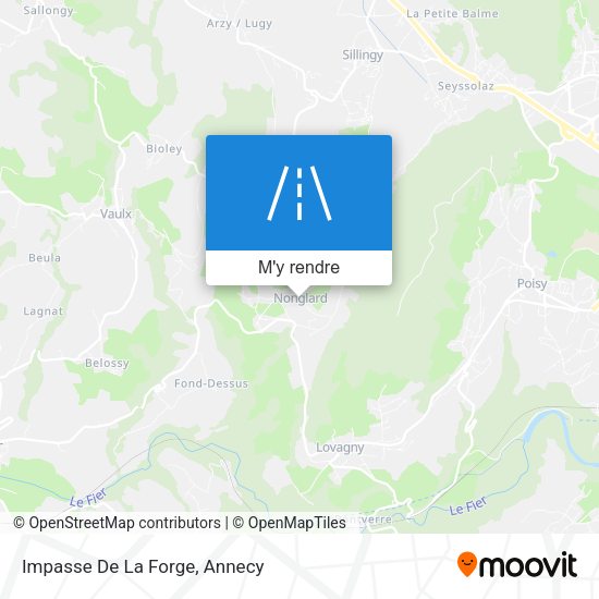 Impasse De La Forge plan