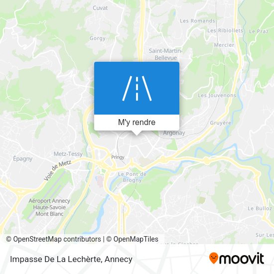 Impasse De La Lechèrte plan