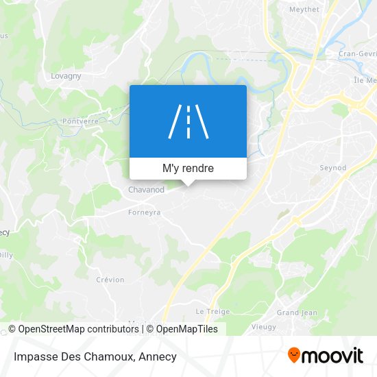 Impasse Des Chamoux plan