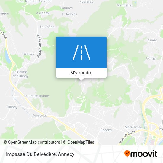 Impasse Du Belvédère plan