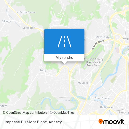 Impasse Du Mont Blanc plan
