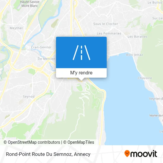 Rond-Point Route Du Semnoz plan