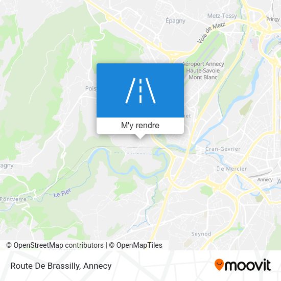 Route De Brassilly plan