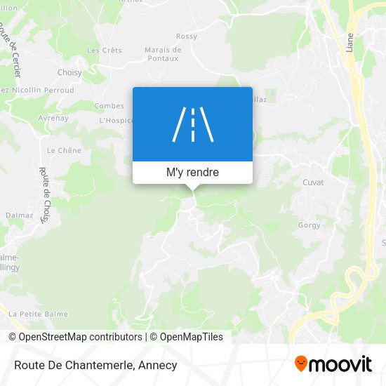 Route De Chantemerle plan