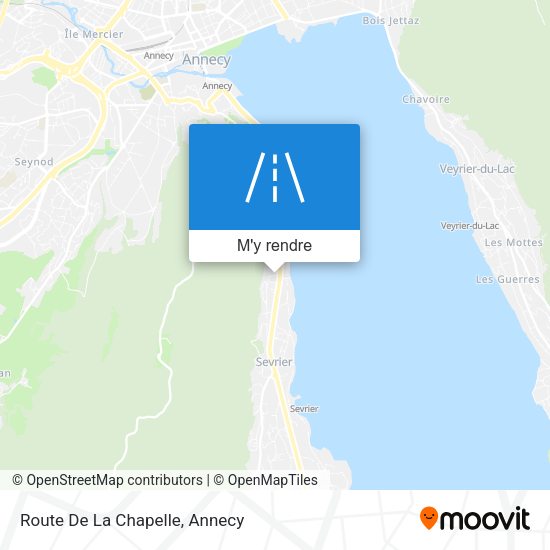 Route De La Chapelle plan