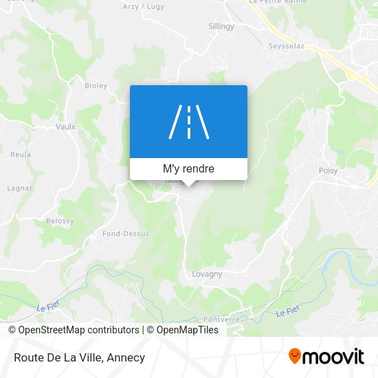 Route De La Ville plan