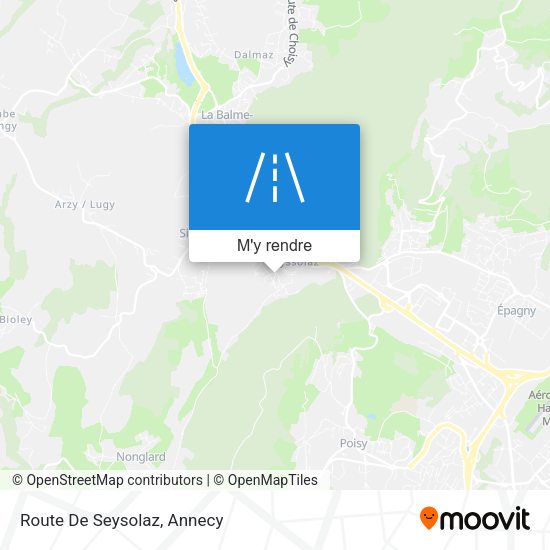 Route De Seysolaz plan