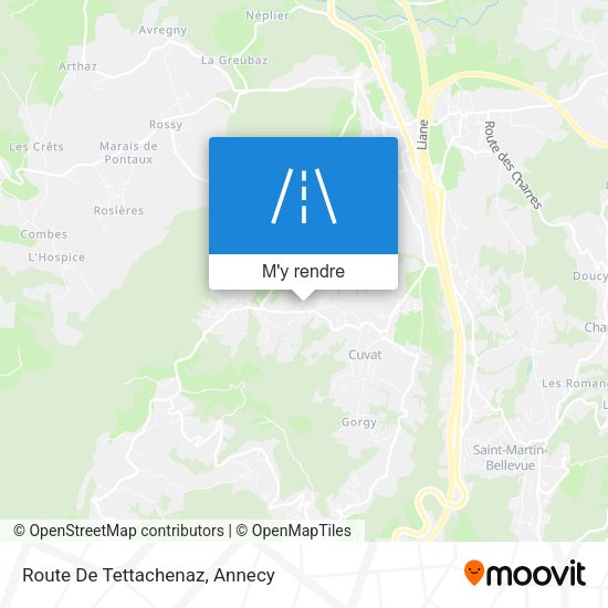 Route De Tettachenaz plan