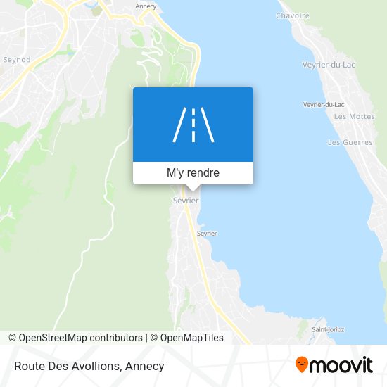 Route Des Avollions plan