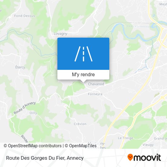 Route Des Gorges Du Fier plan