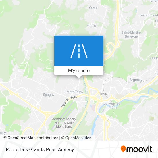 Route Des Grands Prés plan
