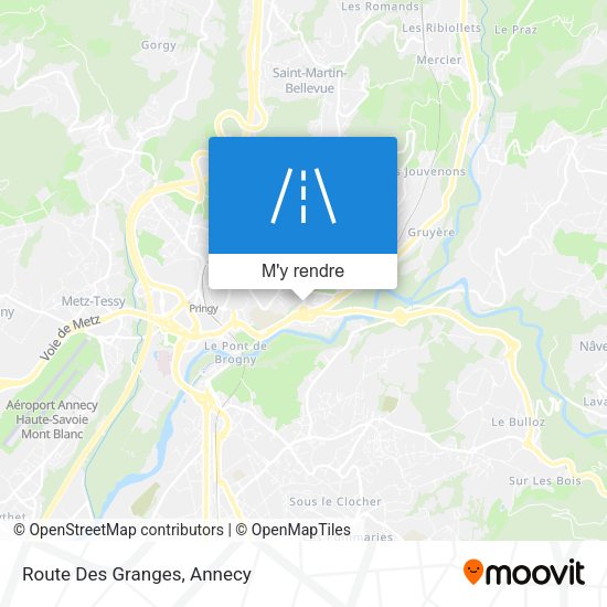 Route Des Granges plan