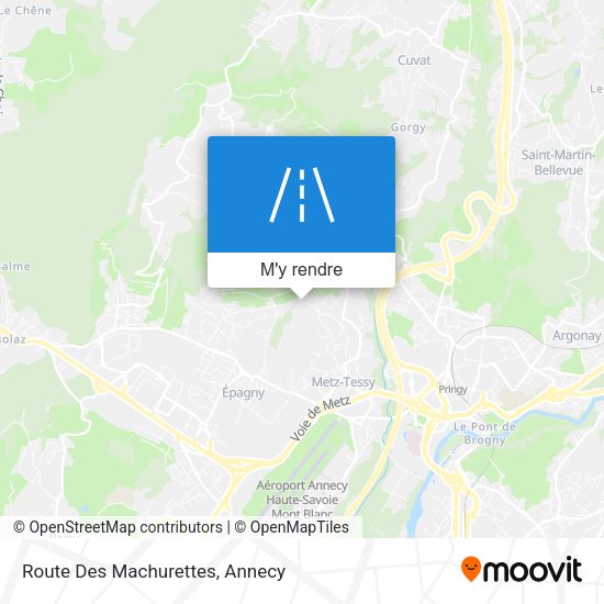 Route Des Machurettes plan