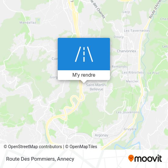 Route Des Pommiers plan