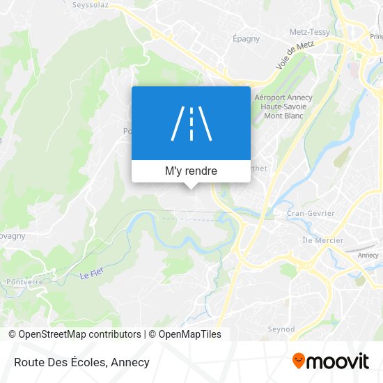 Route Des Écoles plan