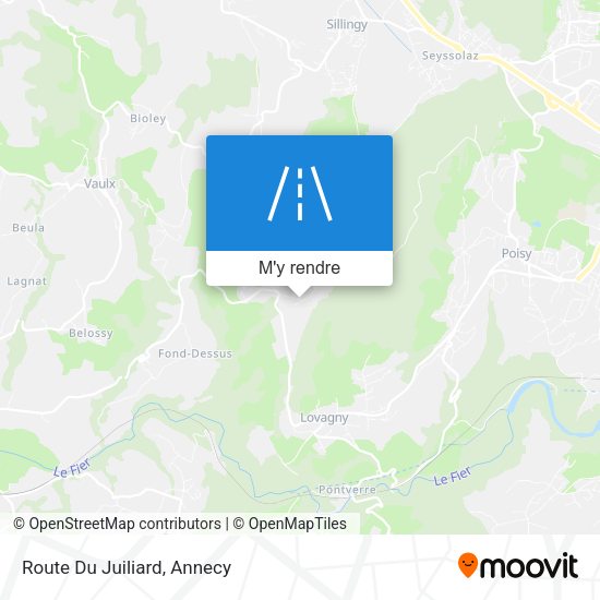 Route Du Juiliard plan