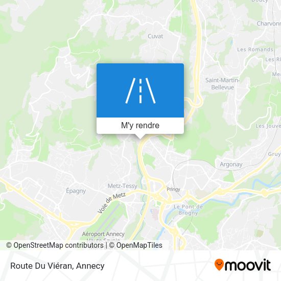 Route Du Viéran plan