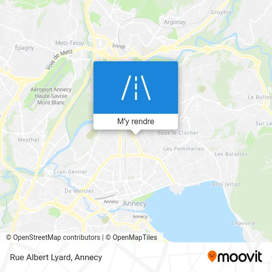 Rue Albert Lyard plan