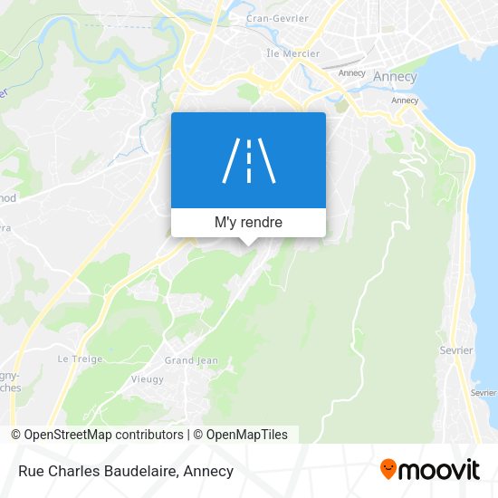 Rue Charles Baudelaire plan