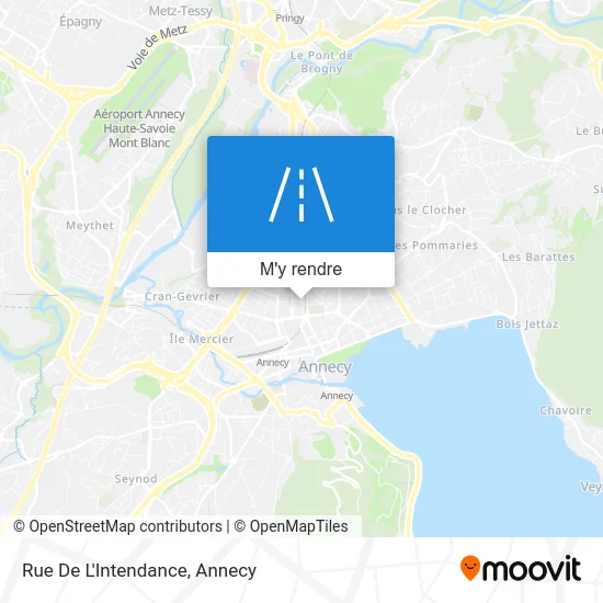 Rue De L'Intendance plan