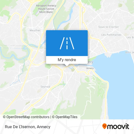 Rue De L'Isernon plan