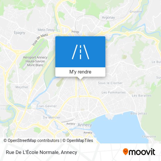 Rue De L'École Normale plan