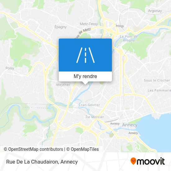 Rue De La Chaudairon plan