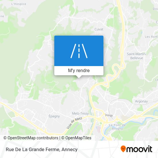 Rue De La Grande Ferme plan