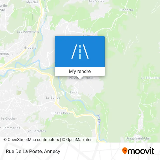 Rue De La Poste plan