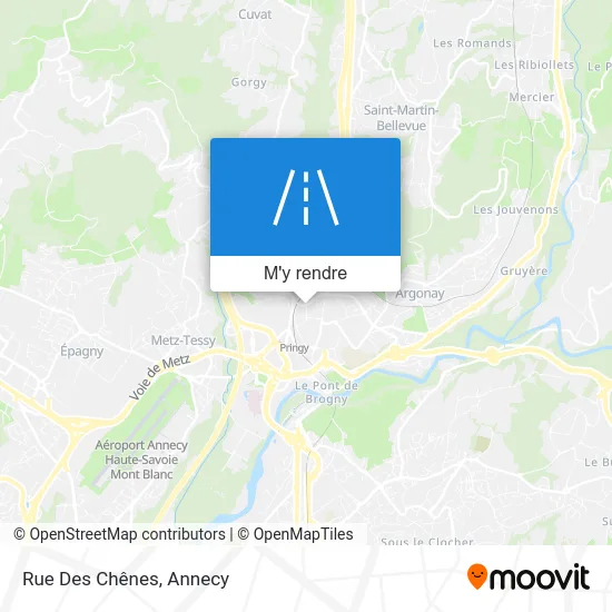 Rue Des Chênes plan