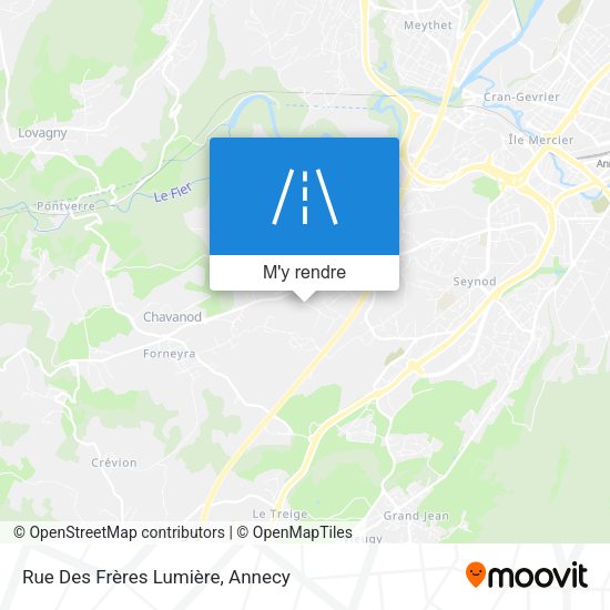 Rue Des Frères Lumière plan