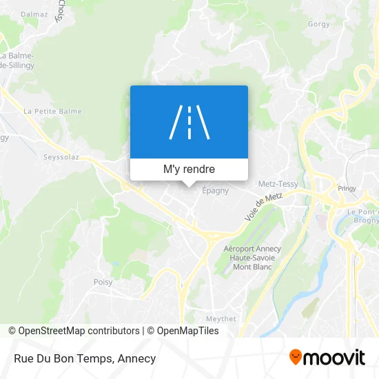 Rue Du Bon Temps plan