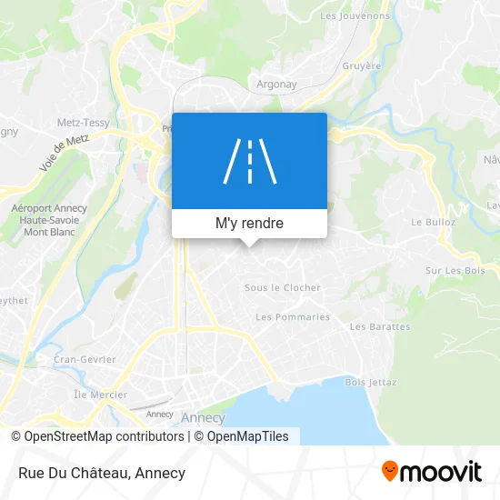 Rue Du Château plan