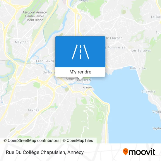 Rue Du Collège Chapuisien plan