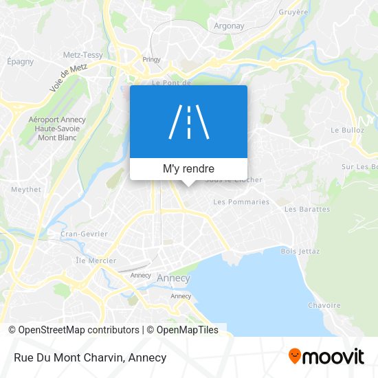Rue Du Mont Charvin plan