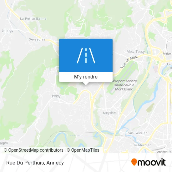 Rue Du Perthuis plan