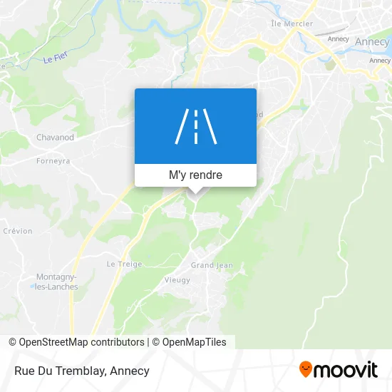 Rue Du Tremblay plan