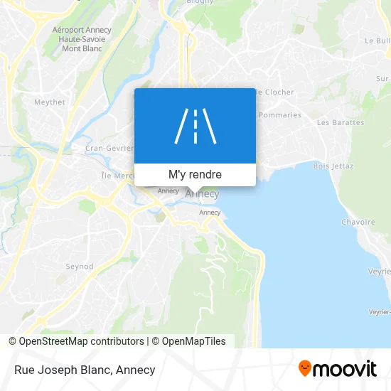 Rue Joseph Blanc plan