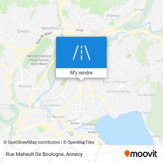 Rue Mahault De Boulogne plan