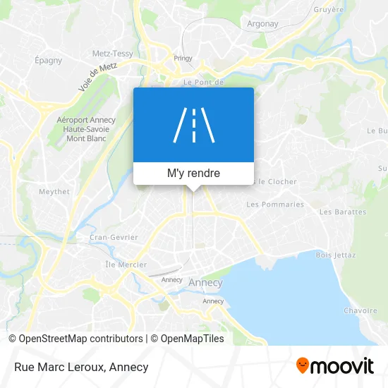 Rue Marc Leroux plan