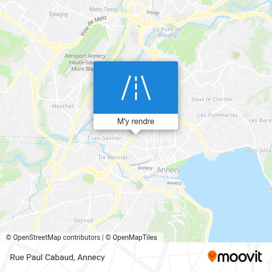 Rue Paul Cabaud plan