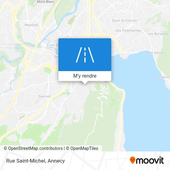 Rue Saint-Michel plan