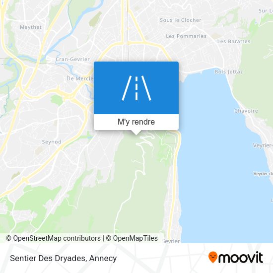 Sentier Des Dryades plan