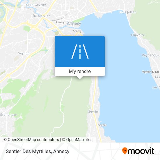 Sentier Des Myrtilles plan