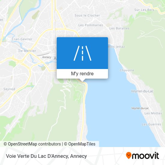 Voie Verte Du Lac D'Annecy plan