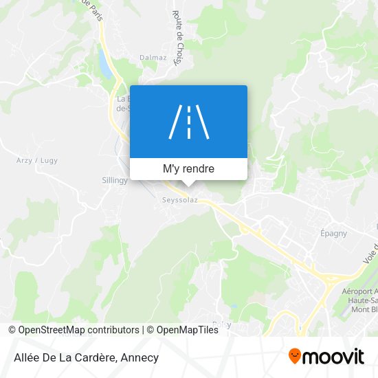 Allée De La Cardère plan