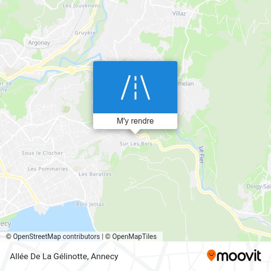 Allée De La Gélinotte plan