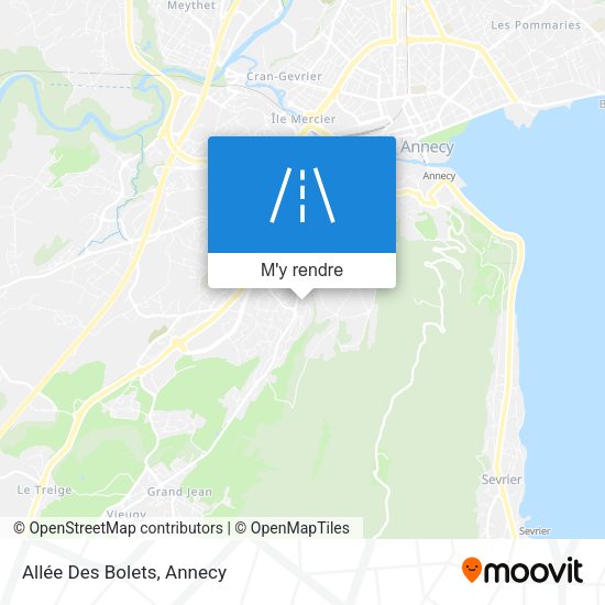 Allée Des Bolets plan