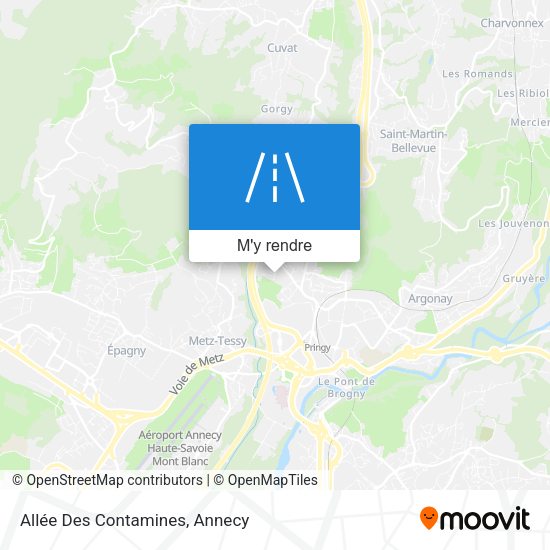 Allée Des Contamines plan