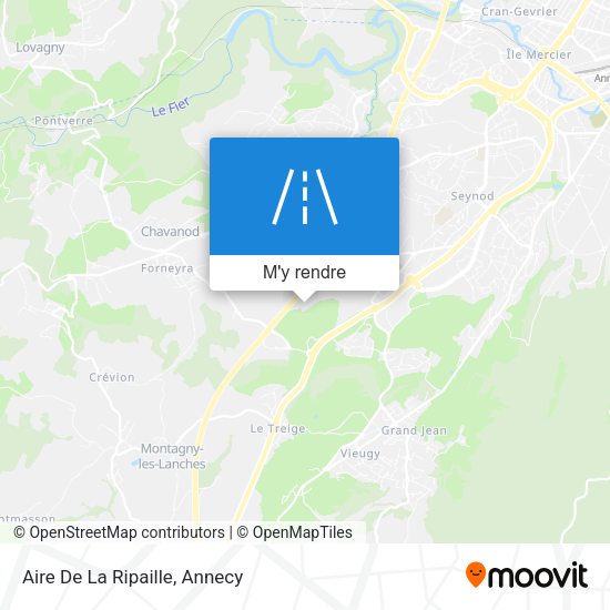 Aire De La Ripaille plan